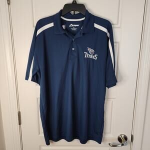 Paragon Titans Polo Shirt Mens XL Tennessee Titans Football NFL Fan Navy